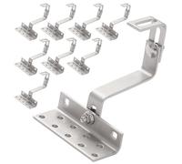 8 crochets de toit 145 mm pour panneaux solaires photovoltaïques PV support de toit en tuile
