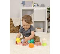 8 cubes empilables INFANTINO multicolore TU