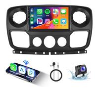 【8 Cœur 2+64G】 Hodozzy Carplay Autoradio pour Renault Master/Opel Movano/Nissan NV400, 10 Pouces Ecran Tactile Android Autoradio avec Android Auto/WiFi/GPS/RDS/FM/Bluetooth/USB/DSP
