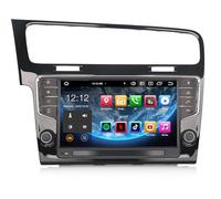 8-Cœur 4GO+64GO 9 Pouces Android 14 Autoradio GPS Navigateur pour VW Golf 7 Supports Bluetooth 5.0 Carplay Android Auto DSP WiFi 4G USB OBD2 TPMS FM RDS Canbus Commande au Volant Écran IPS