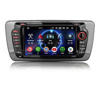 8-cœur 4Go+64Go Android 14 Autoradio CarPlay 2 Din GPS Navigateur pour Seat Ibiza Support Android Auto Dab+ Bluetooth 5.0 WiFi RDS FM Écran Tactile SWC Contrôle du Volant
