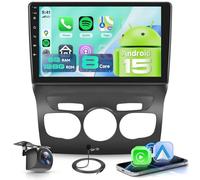 【8 Cœur 6+128G】 pour Citroën C4 DS4 2013-2017 Autoradio avec CarPlay sans Fil Android Auto, Ecran Tactile IPS 10,1 Pouces avec Radio FM/RDS, GPS, Bluetooth 5.0, Caméra de Recul pour Citroën C4