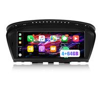 [8-Cœurs 4+64G] CAMECHO pour BMW E60 E61 E63 E64 E91 E92 (2005-2008) système CCC, Android 13 Navi Écran Tactile 8.8” IPS Wireless Carplay Android Auto/DSP/Bluetooth 5.0/Mirror Link/GPS/WiFi/4G