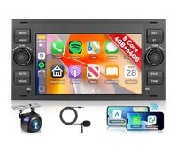8 Cœurs 4G+64G Hodozzy Android Autoradio pour Ford Transit Fiesta Focus Galaxy Mondeo C-Max S-Max Connect avec CarPlay Android Auto, 7 Pouces Écran Tactile GPS Radio avec Bluetooth, DSP, WiFi, FM/RDS