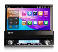 8 cœurs 4Go+64Go Android 14 Autoradio Stéréo GPS Navigator Universal 1 Din DVR Lecteur CD/DVD CarPlay sans Fil Android Auto WiFi DSP RDS 4G Bluetooth 5. 0 Écran Tactile