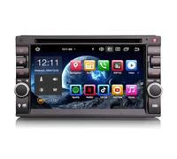 8 Cœurs 4GO RAM+64GO ROM Android 16 Autoradio CarPlay Lecteur CD Supporte GPS Navigateur Bluetooth 5.0 Android Auto WiFi 4G DVD DSP USB RDS FM Radio 2 Din OBD2 Dab+ TPMS Écran Tactile IPS