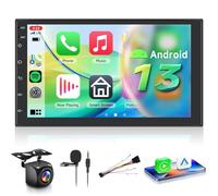 【8 Cœurs 6+128G】 Hodozzy Carplay Android Autoradio 2 Din avec GPS Écran Tactile de 7 Pouces, Poste Radio Voiture Bluetooth avec Android Auto/DSP/WiFi/RDS/FM/USB+Caméra de Recul