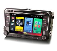 8 Cœurs Android 14 Autoradio pour VW Golf 5 Golf 6 Passat CC Caddy Polo 6R T5 Tiguan Sharan Seat Skoda GPS Navigateur Wireless Carplay Android Auto DSP Bluetooth 5.0 A2DP WiFi 4G CD DVD Dab+ 4Go 64Go