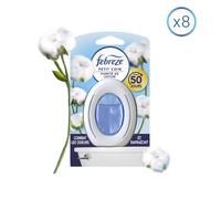8 Desodorisants en Continu Pureté de Coton, Febreze Petit Coin