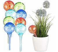 Royal Gardineer 8 doseurs d’Irrigation en Verre coloré - Ø 6 cm