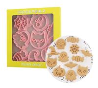 8 Emporte Pièces Halloween Moule Halloween Cookie Stamp Set En Plastique Pressage Pâtisserie Cookie Moulage Gaufrage DIY Cuisson Décor