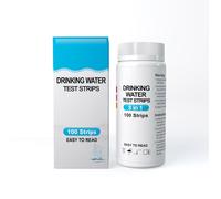 8 en 1 Bandelette pour Eau de Piscine et Spa，100 bandelettes de test pour dureté totale, nitrate, nitrite,cuivre, alcali total, pH