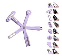 8 en 1 bâton d ' art d ' ongles magnétique en Silicone conception d ' étoiles de mer poignée ergonomique dégradé pour les artistes d ' ongles professionnels Silicone magnétique