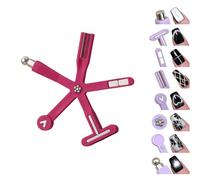 8 en 1 bâton d ' art d ' ongles magnétique en Silicone conception d ' étoiles de mer poignée ergonomique dégradé pour les artistes d ' ongles professionnels Silicone magnétique