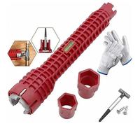 8 en 1 clé Kit clé plomberie tuyau d'eau outil robinet évier installateur --