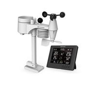BRESSER Station météo ClearViewTB 8-en-1 – Thermomètre, Hygromètre, Vent/Pluie/UV
