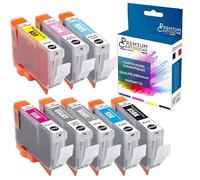 8 Encre pour Canon CLI65PK8 Multicolor avec Pixma Pro 200.