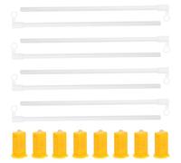 8 Ensembles Bâton de Lanterne Portatif, Poignée ABS | Bords Lisses sans Bavure, Format Portable, Pile Bouton et Perle Fournie, Ateliers Diy, Fêtes
