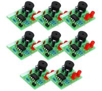 8 Ensembles Kit D’entraînement à Soudure Électronique LED | Carte Pcb, Expérience DIY Éducative, pour Débutants et Amateurs, Apprentissage Pratique du Soudage