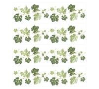 8 Feuilles d'Autocollants Muraux Plante Verte, Décoratifs pour Salon et Chambre à Coucher, Feuilles Vertes