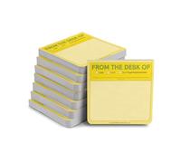8 feuilles Knock Knock from The Desk of Sticky Note, 7,6 x 7,6 cm, 100 feuilles chacune