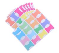 8 Feuilles Onglets Adhésifs Index Écrivable Papier Pastel