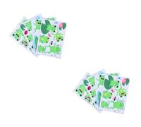 8 Feuilles Sticker grenouille stickers anniversaires enfants joli autocollant mural adhesif mural adhésif mural autocollant grenouilles murales sticker mural grenouilles PVC ULDIGI