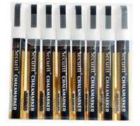 8 feutres craie 2-6mm blanc Blanc G