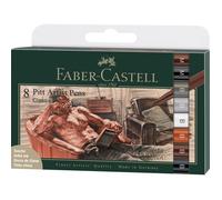 Faber-Castell 167172 - Crayon à encre de Chine Pitt Artist Pen, Classic, B/M, étui de 8 pièces