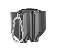 8 Flight Étui Portefeuille pour fléchettes Noir Transparent Plastique, 3 Flights per Case