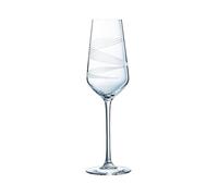 8 flûtes à champagne en verre 21 cl Intense - Cristal d'Arques