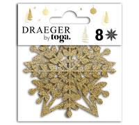 8 Formes De Découpe - Die-Cuts - Étoile De Noël Réveillon - Or