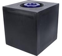 8 gallons RV Réservoir d'eau 12,8 x 12,4 12 pouces Chaleur et résistance froide Square Stockage pour remorques Bateaux Yachts Noir