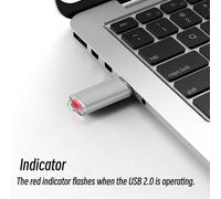 8 GB USB Flash Drive USB 2.0 Flash Drive Storage Disk Memory Stick with Ropes,Set of 2,Pink/White