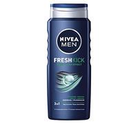 8. Gel Douche Rafraîchissant NIVEA HOMMES Fresh Kick pour Hommes 3 en 1 500 ml