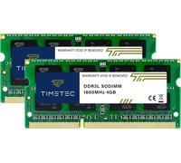 8 Go KIT (2x4Go)DDR3L/DDR3 1600MHz PC3-12800 Non-ECC sans tampon 1.35 V/1.5 V CL11 2Rx8 double rang 204 broches SODIMM ordinateur portable ordinateur portable mémoire RAM Module mise à niveau