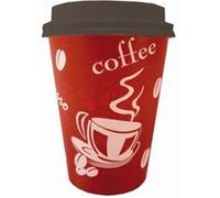 8 gobelets à café avec couvercle 35 cl - dart 142430 Rouge G