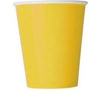 8 gobelets carton 250ml jaune - dart 142943 Jaune G