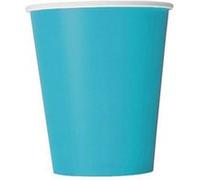8 gobelets carton 25cl bleu turquoise - dart 142935 Bleu G