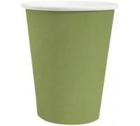 8 gobelets carton 25cl olive - générique 142980 Vert G