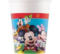 8 gobelets carton mickey - dart lmic93823 Rouge G