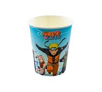 Chaks Gobelets en carton anniversaire Naruto Shippuden 250 ml 8 pièces REF/12803-NA