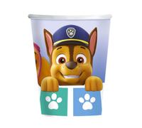 8 GOBELETS CARTON PAT PATROUILLE 25CL