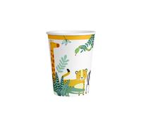 Amscan Gobelets Get Wild 9909350-66 - 8 unités - 250 ml - Vert