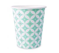 8 gobelets en carton 25 cl - Rosaces Scrapcooking