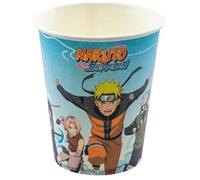 8 Gobelets en carton 250ml anniversaire Manga: Naruto Shippuden REF/12803-NA