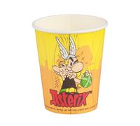 8 Gobelets en carton Astérix 250 ml - Multicolore