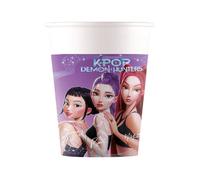 8 Gobelets en carton K-pop Demon Hunters200ml