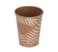 8 Gobelets en Carton Kraft Palmier doré 200 ML - Marron - Taille Unique