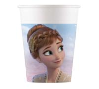 Procos Gobelets jetables La Reine des Neiges 200 ml Lot de 8 en carton FSC® 93839